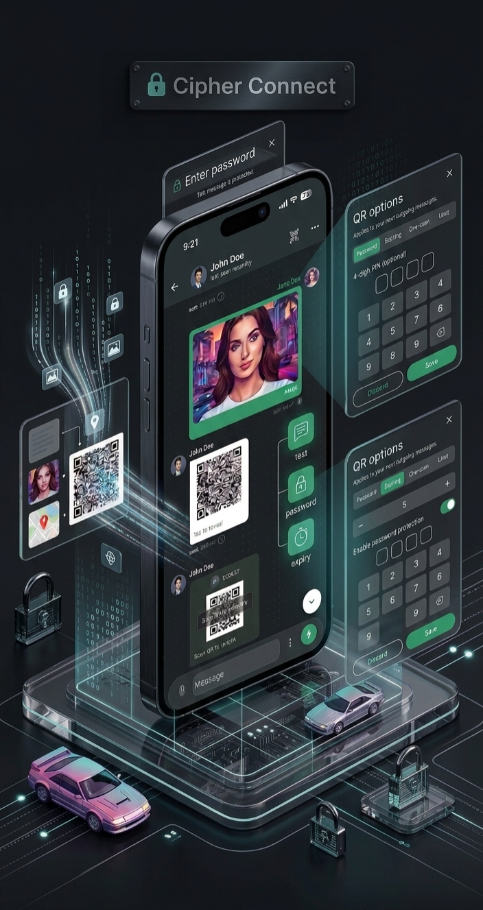 Secure share / QR moment